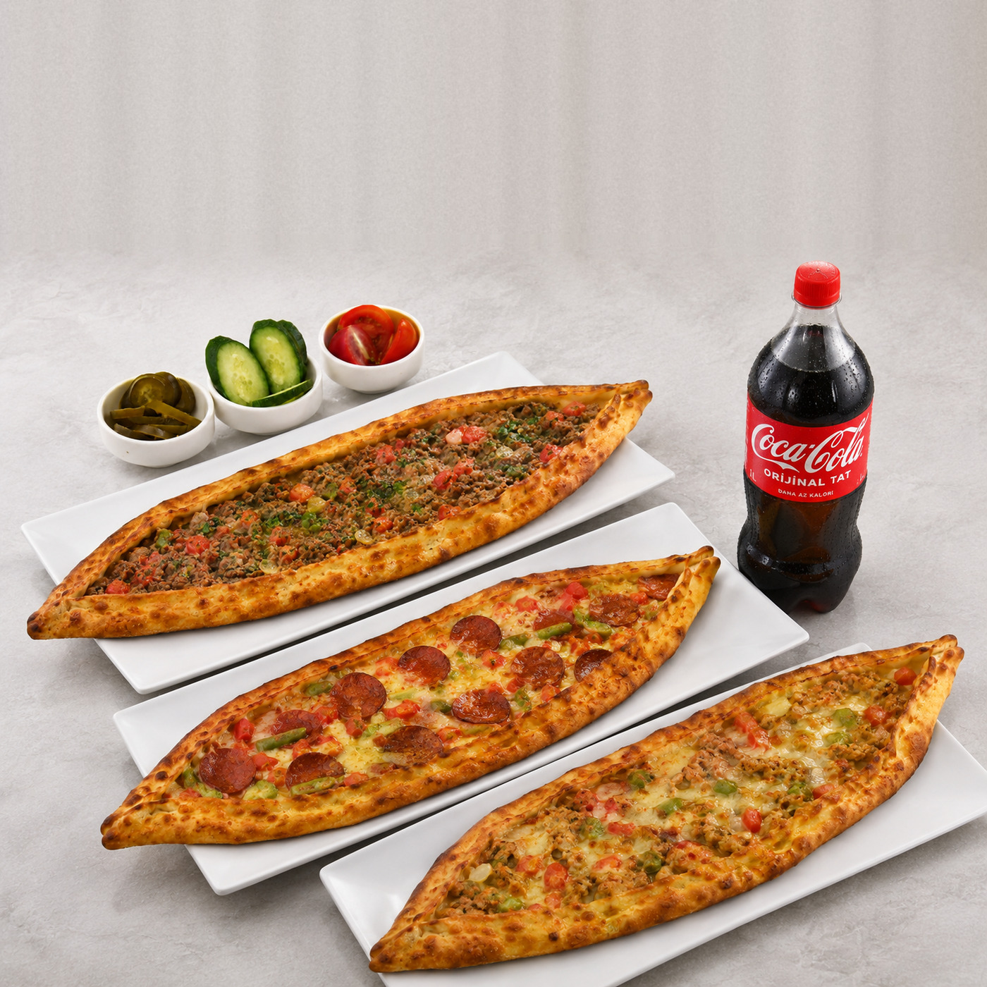 Pide Ailesi Menü (3 Kişilik)
