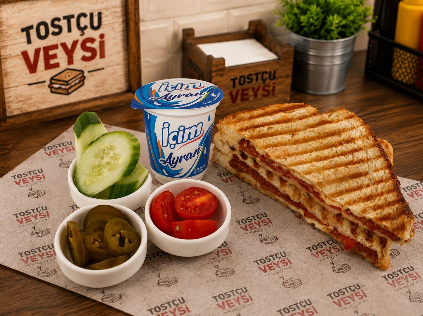 Sucuklu Tost Menü