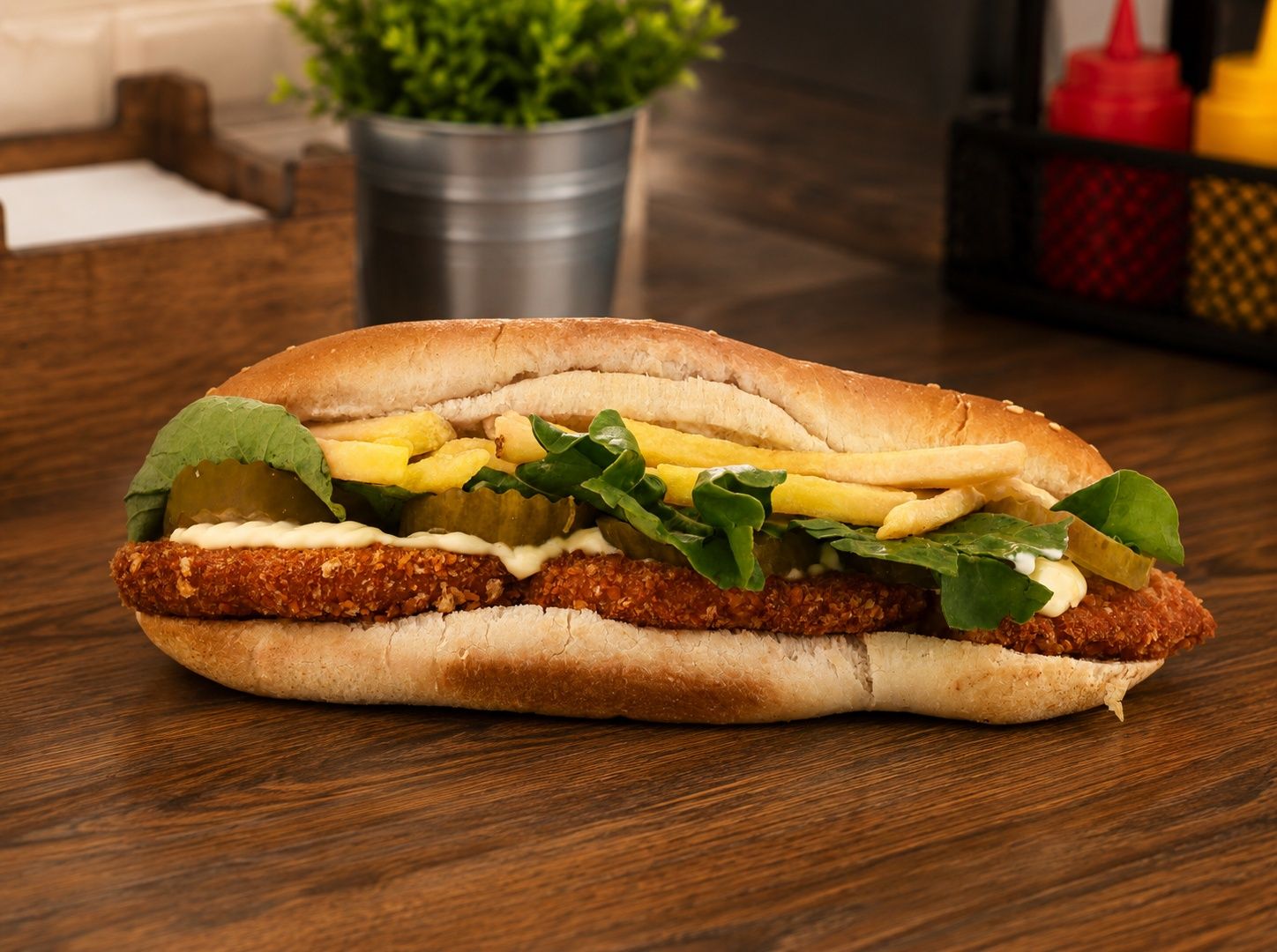 Tavuk Sandwich Menü